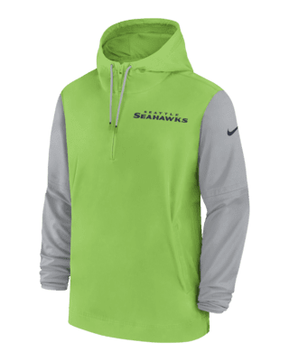 NIKE Men's Seattle Seahawks Speed Fly Rush Lightweight Hoodie Jacket 2024 778305-052